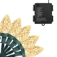 niosta c7 Christmas outdoor string Lights 50 led 26ft vintage Christmas Lights with 8 lighting modes