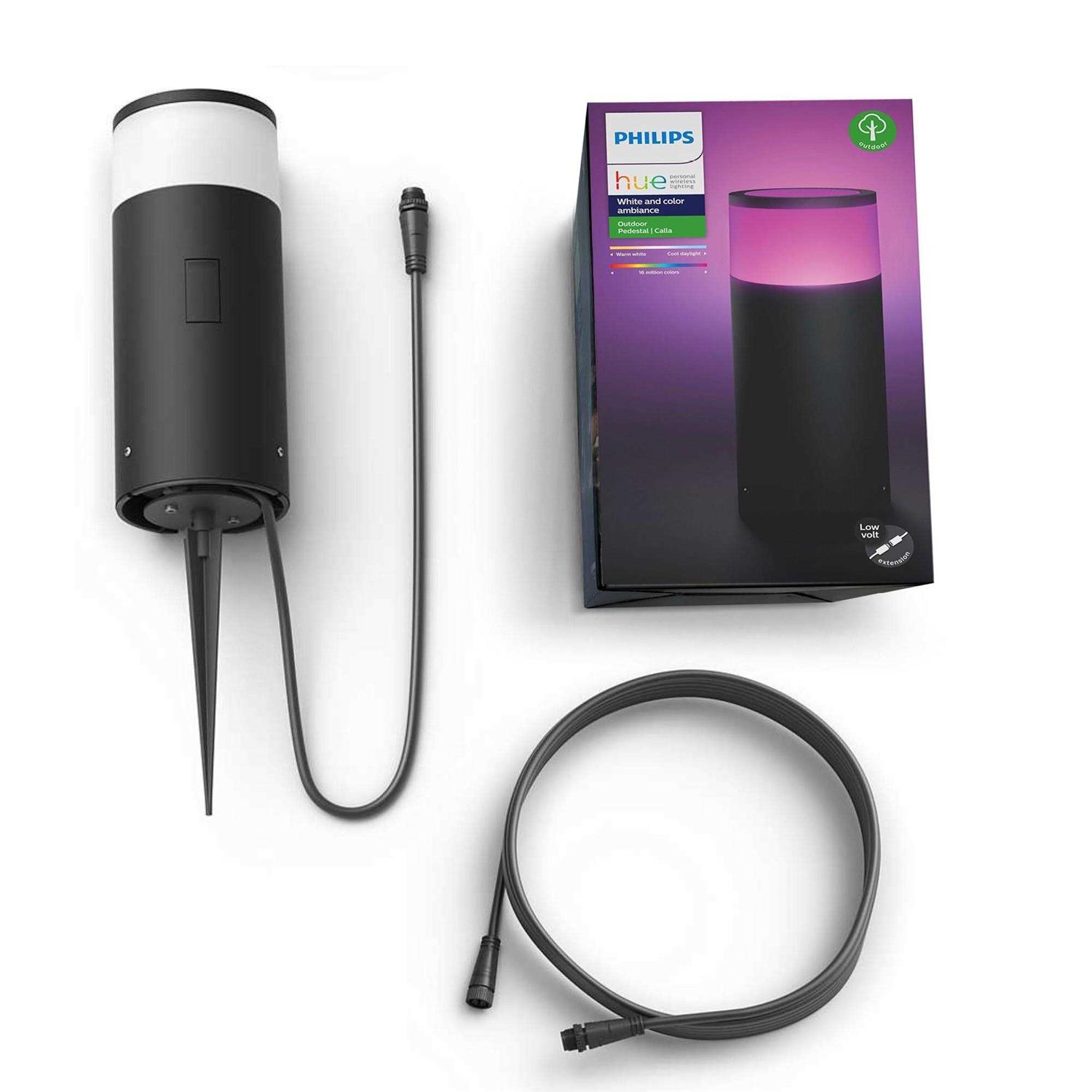 Philips Hue White and Color Ambiance Calla Outdoor Pathway Light Extension - Image 4