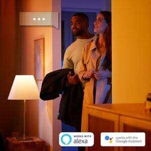 Philips Hue White Ambiance A19 Bluetooth Smart LED Bulb - Image 3