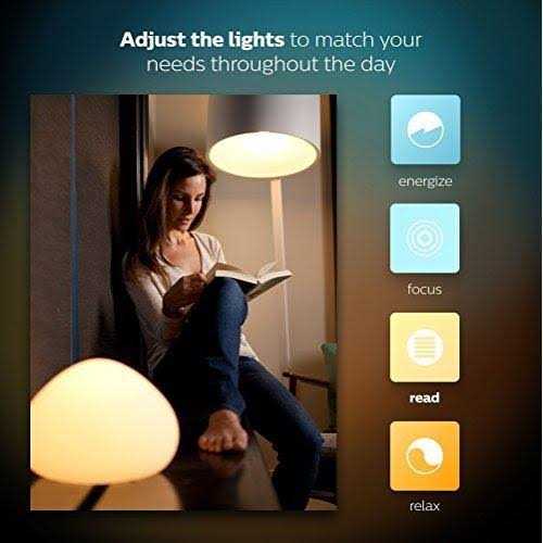 Philips Hue White Ambiance A19 Bluetooth Smart LED Bulb - Image 5