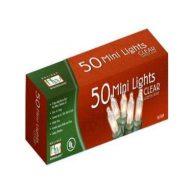 50-Count Clear Christmas Light Set