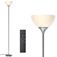 PESRAE Floor Lamp Remote Control with 4 Color Temperatures Torchiere Floor Lamp for Bedroom