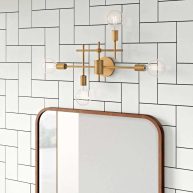 4-Light Dimmable Vanity Light Mercury Row Finish