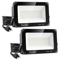Onforu 2 Pack 100W LED Flood Light with Plug