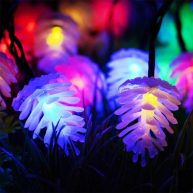 20ft 40led Fairy Light Pinecone RGB String Light Remote Control