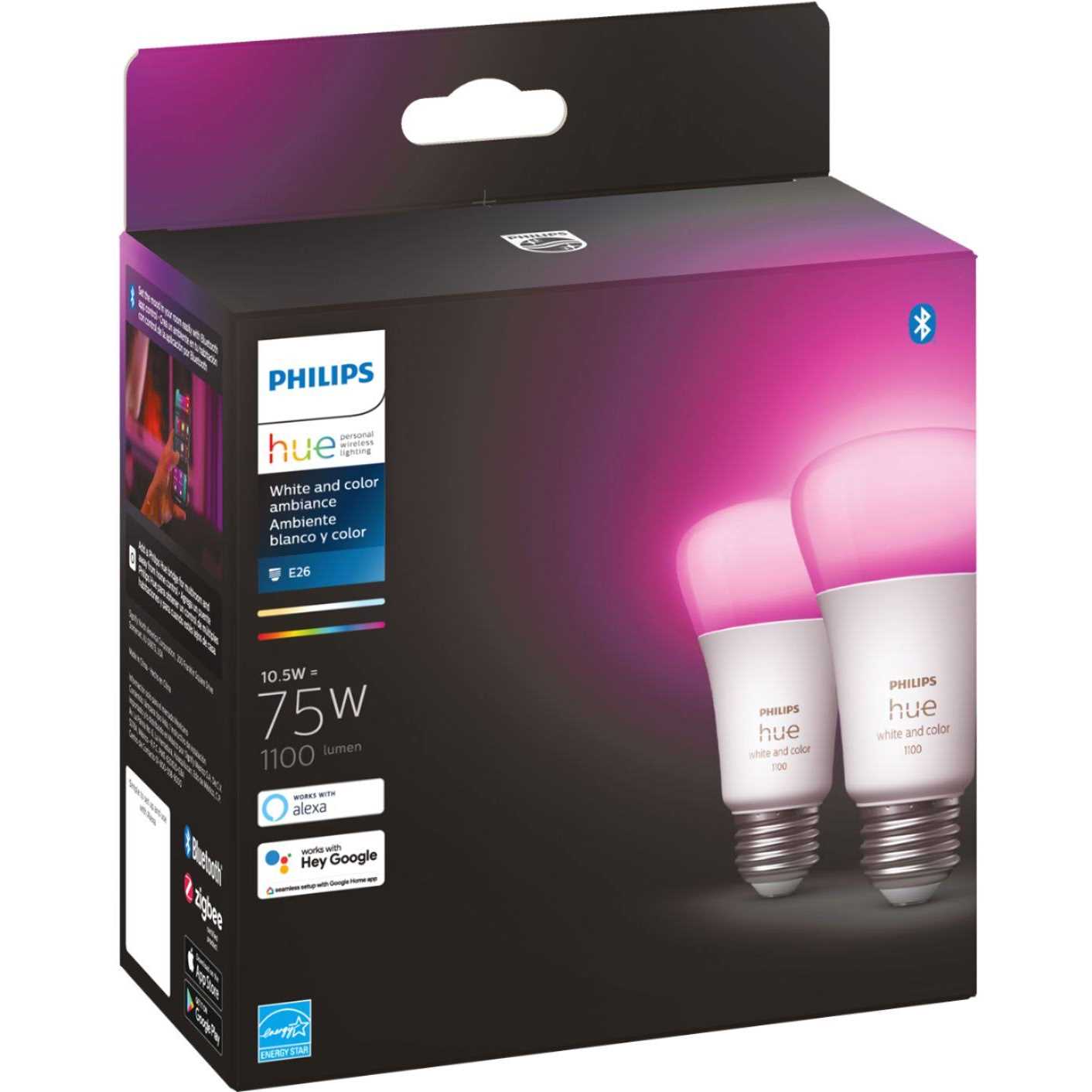 Philips Hue Smart A19 Bulb White Ambiance - Image 3