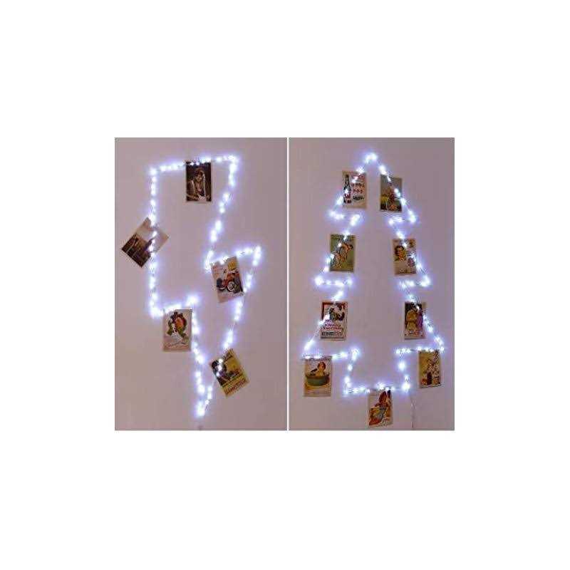 Photo Clip 17ft 50 Led Fairy String Lights With 50 Clear Clips for Hanging Pictures - Image 4