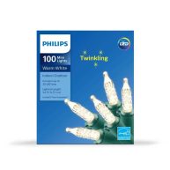 Philips LED Warm White Twinkling Indoor / Outdoor Mini Christmas Lights 100 Count – Holiday and Christmas Dinner Recipe Ideas