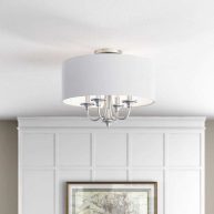 Alcott Hill® Somerville 4-Light Semi Flush Mount Fixture Finish