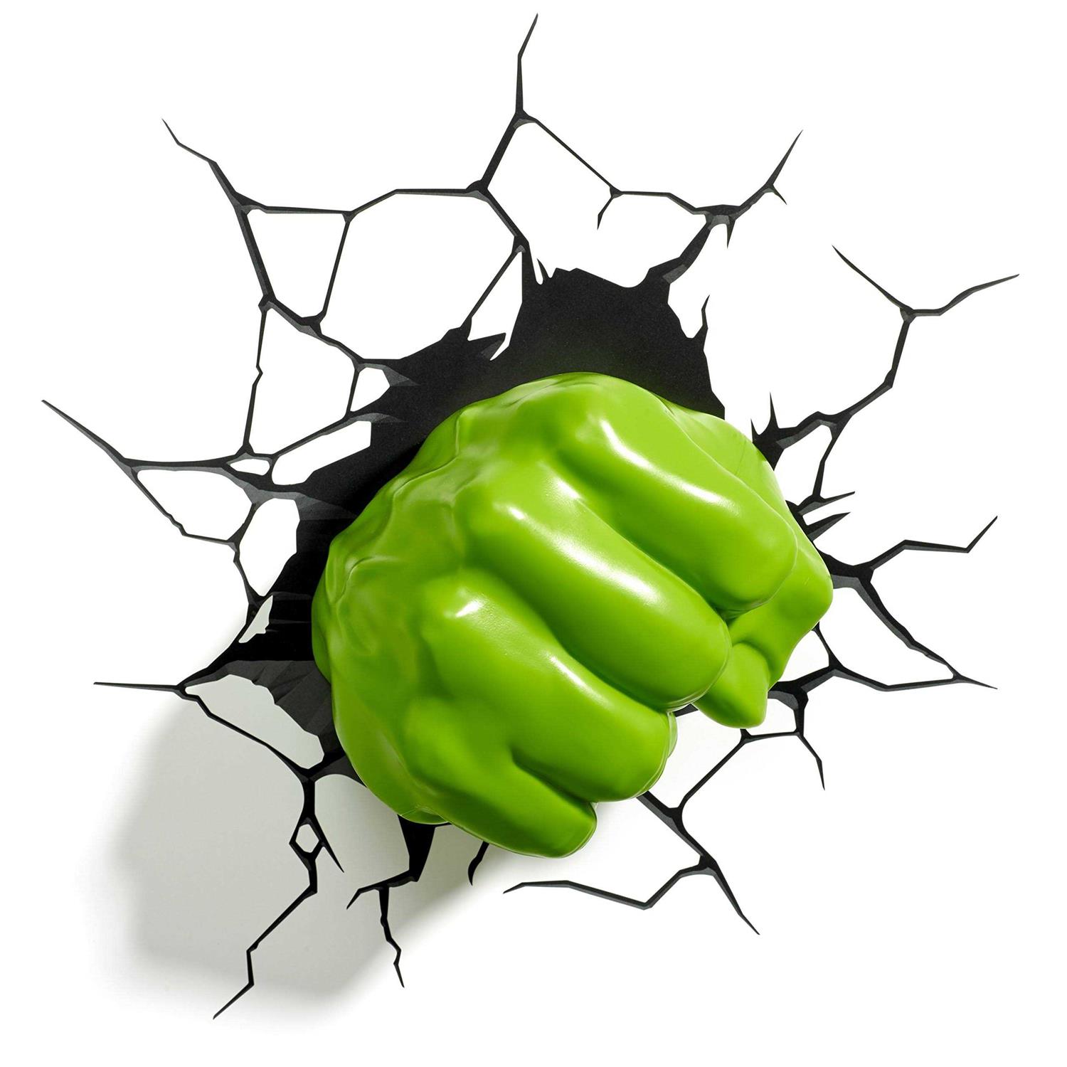 3D Light FX Marvel Hulk Fist 3D Wall Light