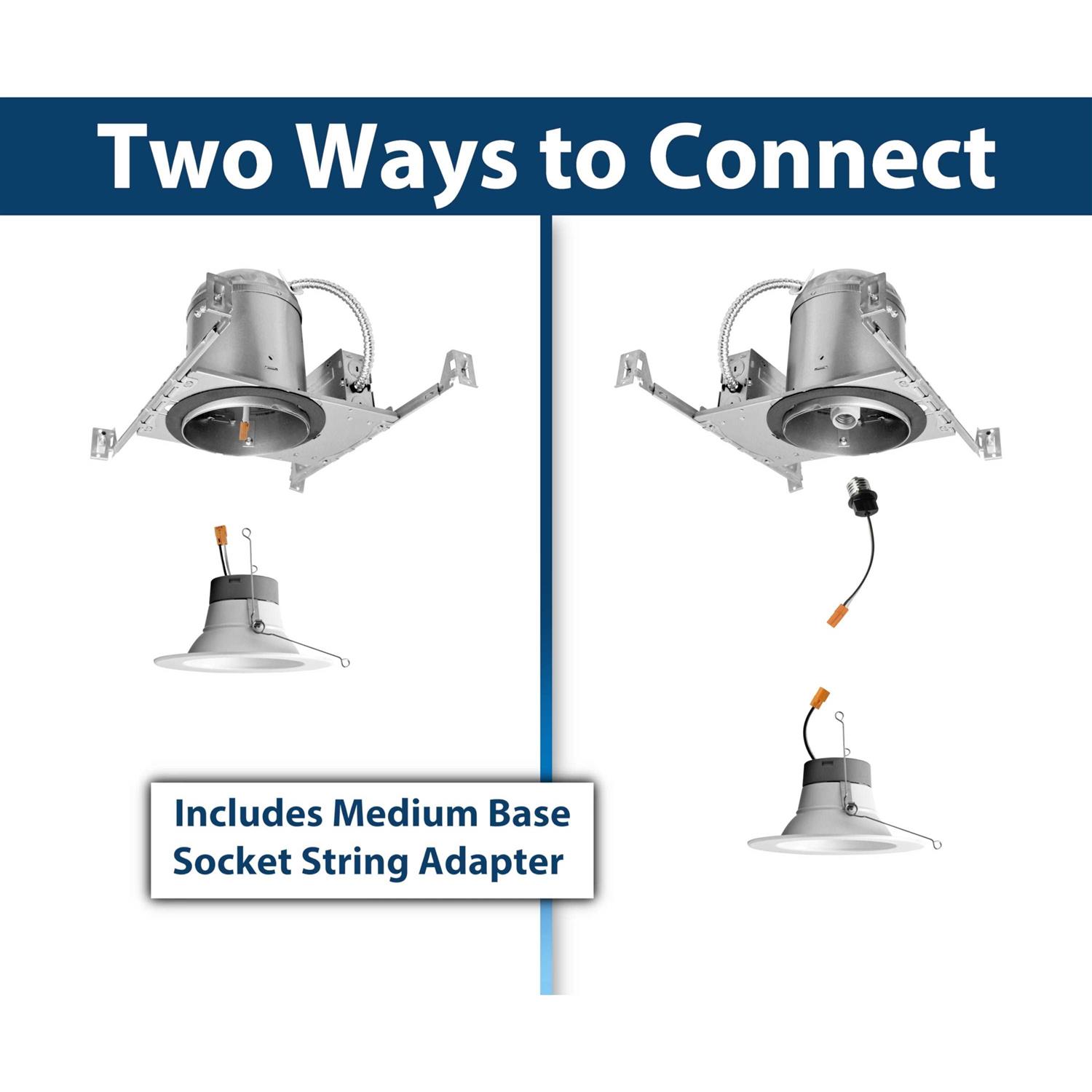 Nicor DLR56 5/6-inch 3000K Recessed LED Downlight - Image 2
