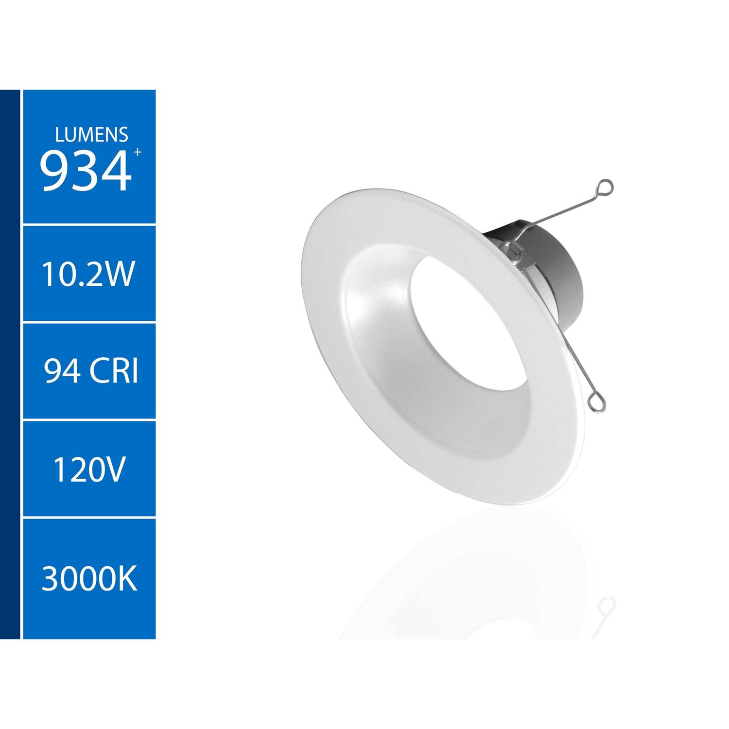 Nicor DLR56 5/6-inch 3000K Recessed LED Downlight - Image 4