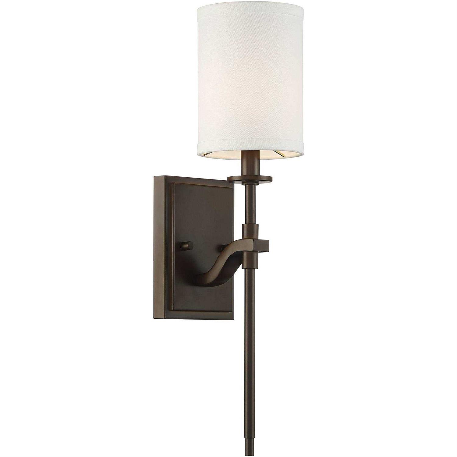 Possini Euro Design Possini Euro Walton 20 High Oil-Rubbed Bronze Wall Sconce Set of 2 - Image 2