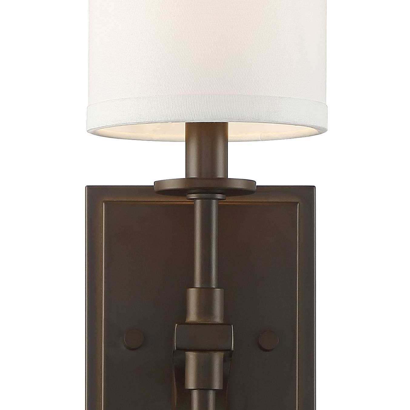 Possini Euro Design Possini Euro Walton 20 High Oil-Rubbed Bronze Wall Sconce Set of 2 - Image 4