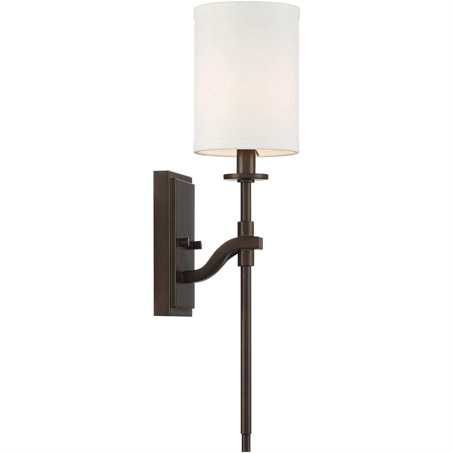 Possini Euro Design Possini Euro Walton 20 High Oil-Rubbed Bronze Wall Sconce Set of 2 - Image 5