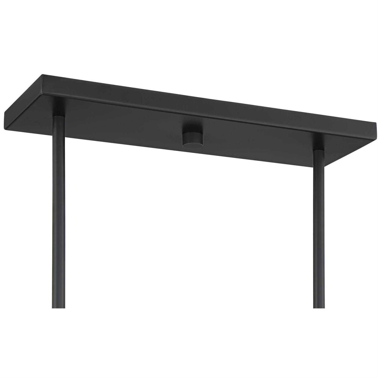 Possini Euro Design Kime Warm Gold Linear Pendant Chandelier Lighting 50 Wide Modern Trestle Frame 8-Light Fixture for Kitchen Island Dining Room - Image 2