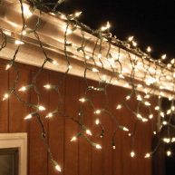 100 Clear Icicle Lights