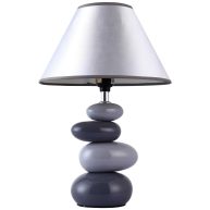 All the Rages Simple Designs Ceramic Stone Table Lamp