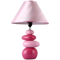 All the Rages Simple Designs Ceramic Stone Table Lamp