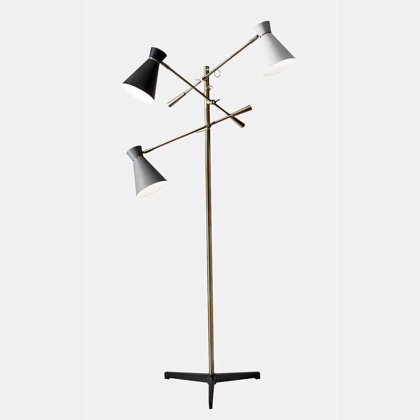 Adesso Lyle 3-Arm Floor Lamp - Image 2