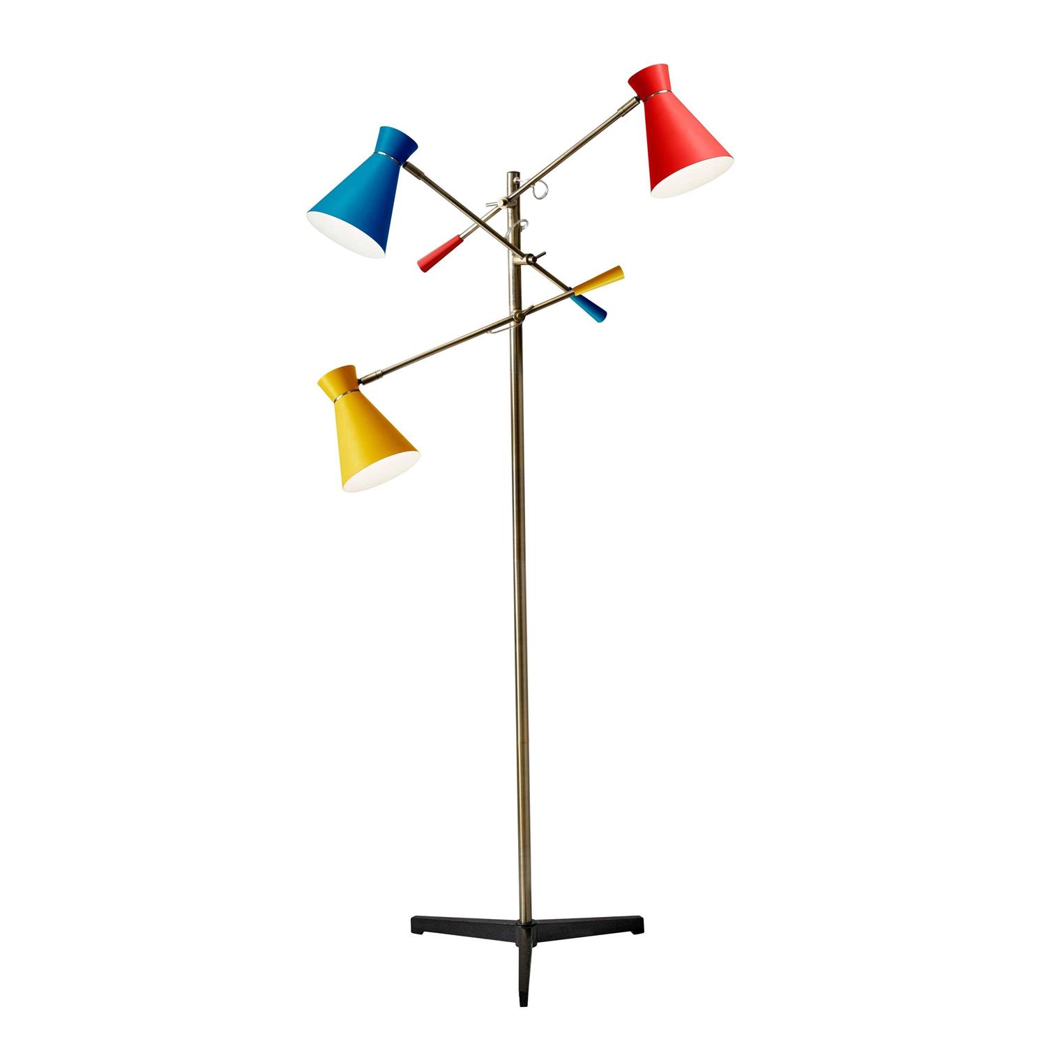 Adesso Lyle 3-Arm Floor Lamp - Image 4