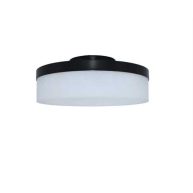 Allen + Roth 11.95 Matte Black Lynpark Flush Mount Light
