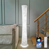 Pehtini Floor Lamp for Living Room 61 LED Floor Lamp Corner Floor Lamps RGB Color Changing Floor Lamp Smart Dimmable Floor Lamp with Remote & APP