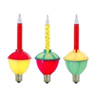 Novelty Lights 3 Light Traditional Christmas Bubble Light Replacement Pack