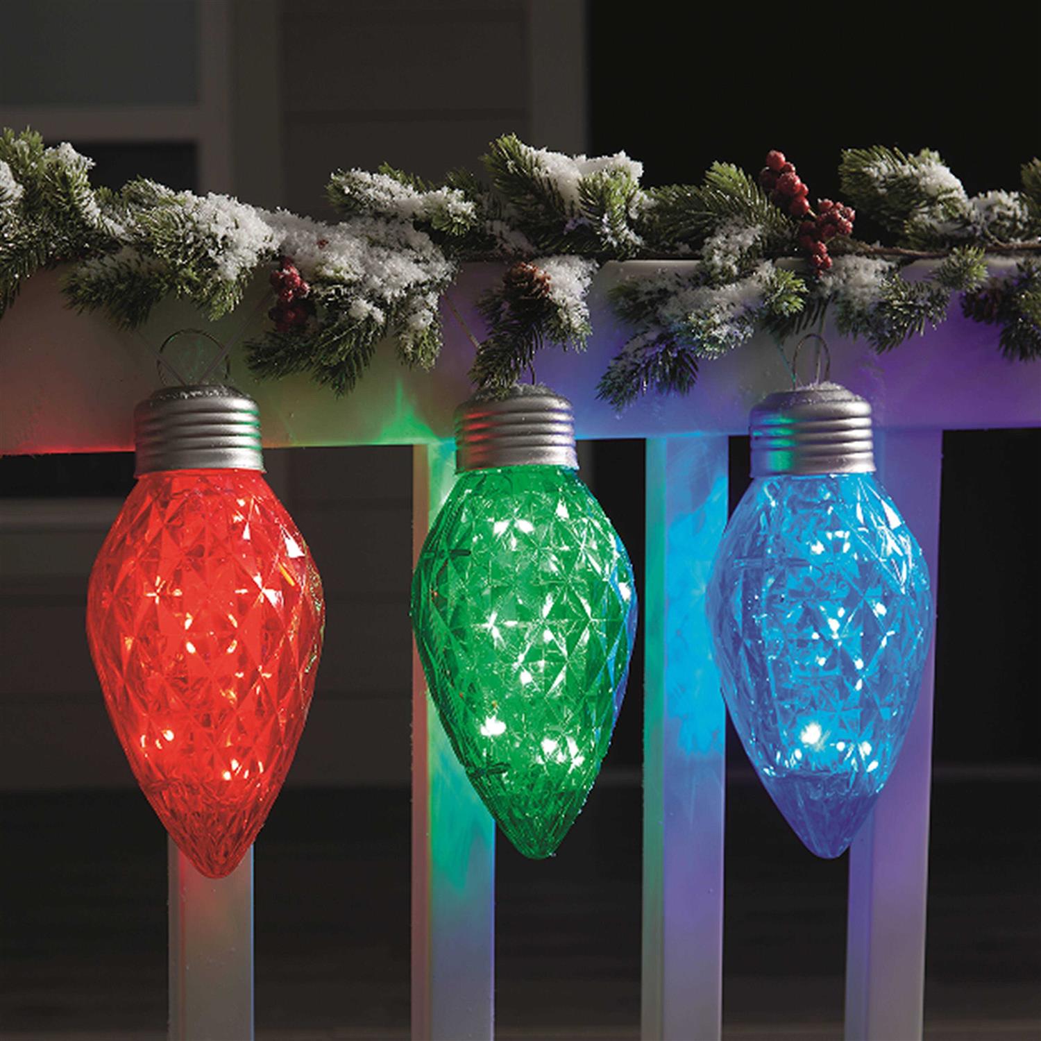 3ct. Jumbo LED C9 String Lights by Ashland - Image 3