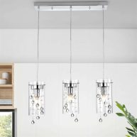 Parnassus 3-Light Kitchen Island Cylinder Pendant