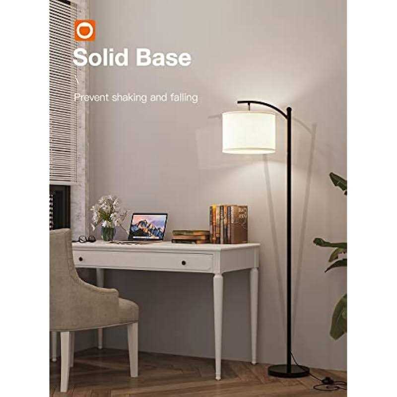 addlon Floor Lamp for Living Room with 3 Color Temperatures Standing Lamp with Linen lampshade for Bedroom - Image 3