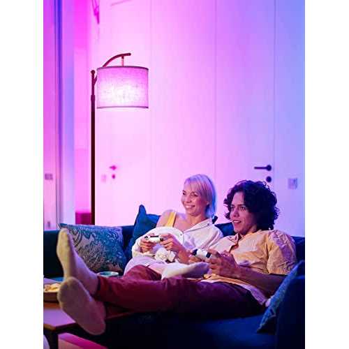 addlon Floor Lamp for Living Room with 3 Color Temperatures Standing Lamp with Linen lampshade for Bedroom - Image 4