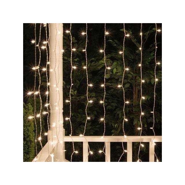 150 Clear Incandescent Curtain Lights 5.5′ String Lights Curtain for Bedroom