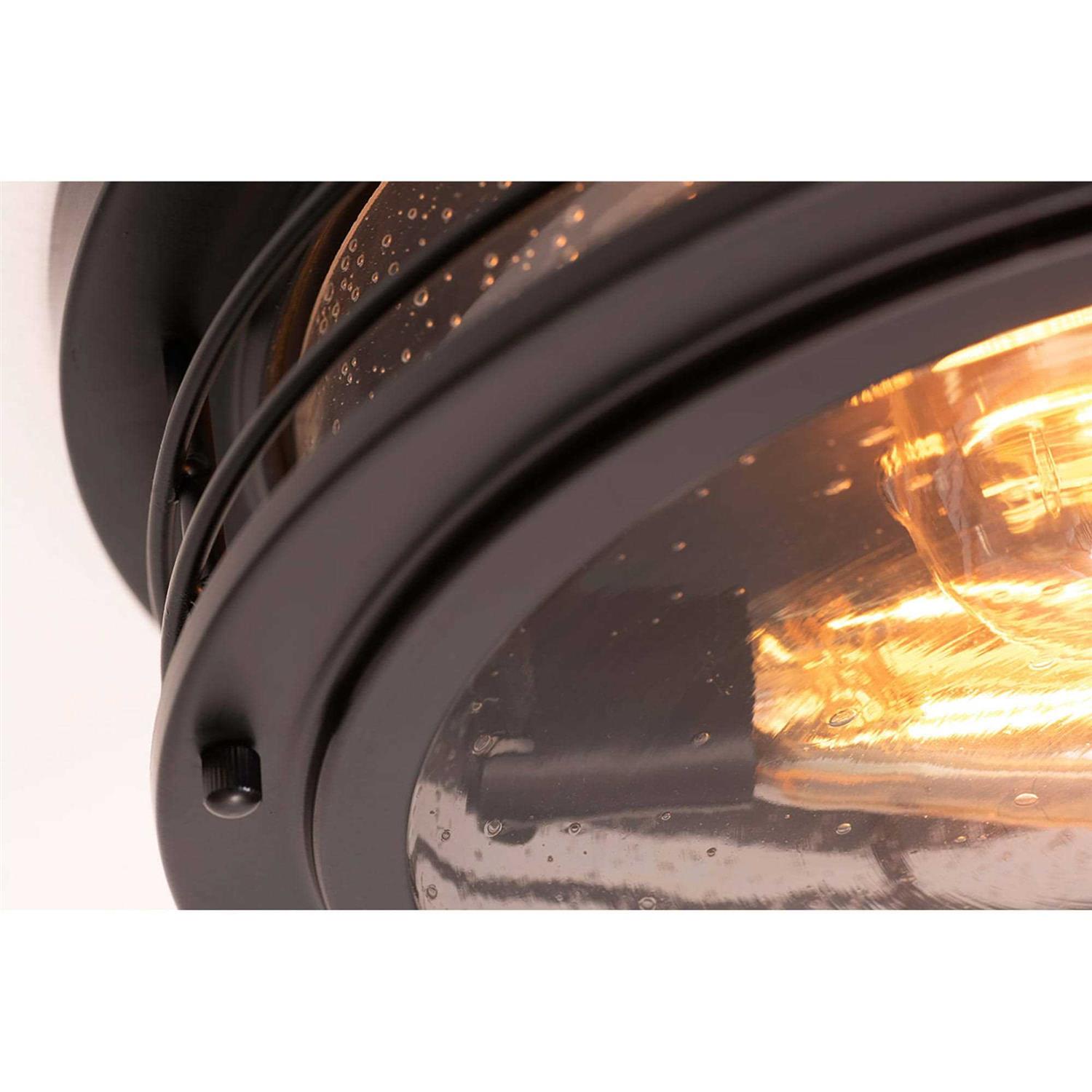 AFX Archer 2 Light Flushmount ACF13BK - Image 2