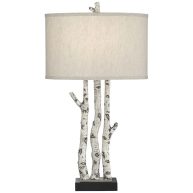 Pacific Coast Lighting White Forest Table Lamp