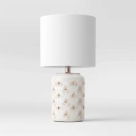 Opalhouse Diamond Cutout Table Lamp with Lit Base