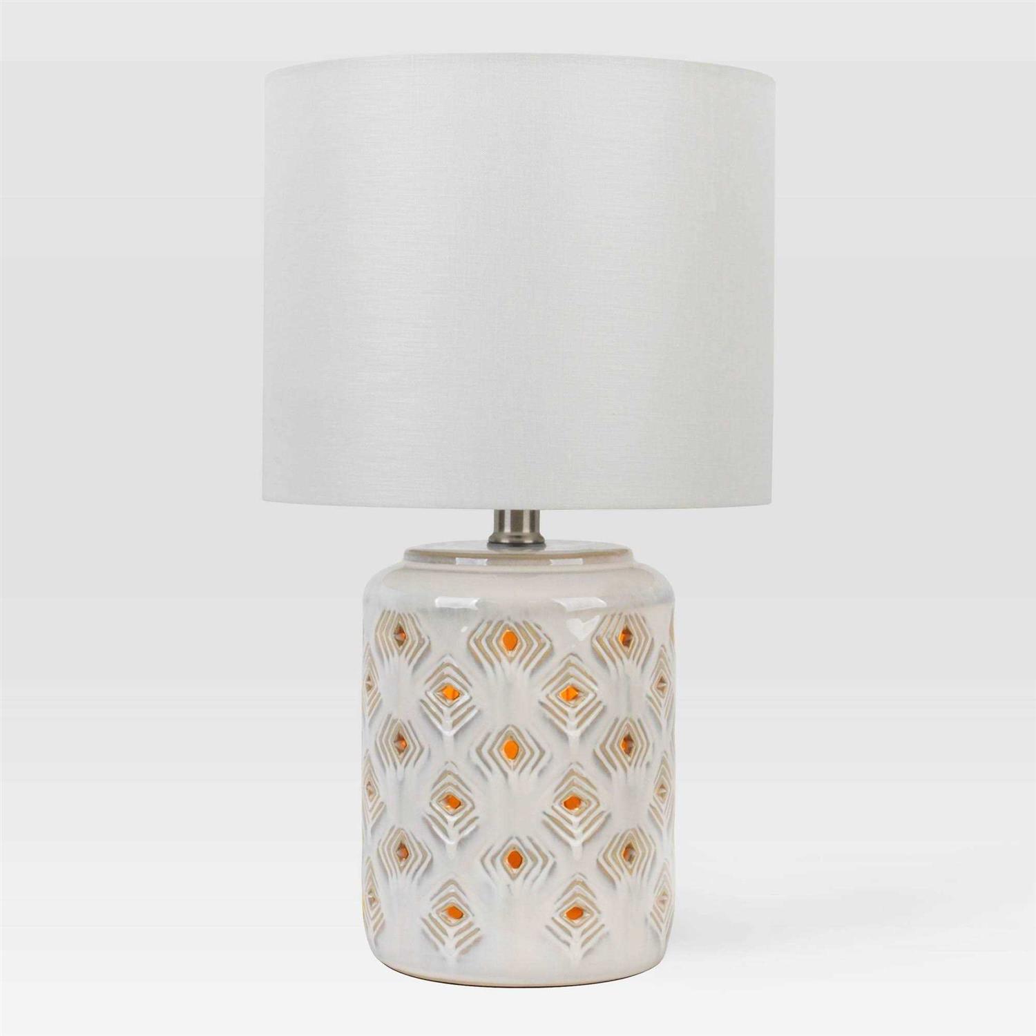 Opalhouse Diamond Cutout Table Lamp with Lit Base - Image 5