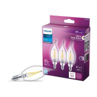 Philips Ultra Definition BA11 Candelabra LED Decorative Light Bulb