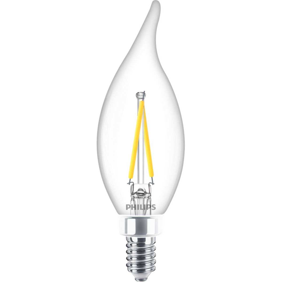 Philips Ultra Definition BA11 Candelabra LED Decorative Light Bulb - Image 3