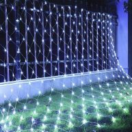 Ollny Net Lights Mesh Lights Outdoor 200 Led 9.8ft X 6.6ft Christmas Lights Waterproof Connectable 29V Plug In Fairy String Lights With 8 Modes For X