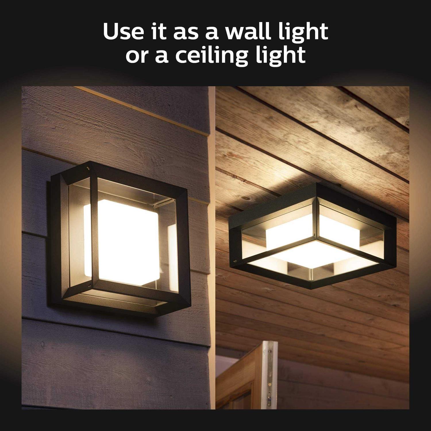 Philips Hue White and Color Ambiance Econic Outdoor Wall Light - Image 3