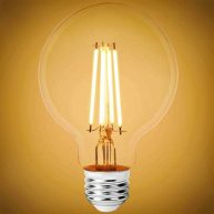 PLT 2 in. Dia. LED G16.5 Globe Equal