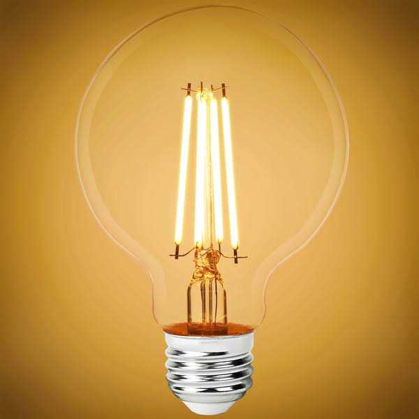 PLT 2 in. Dia. LED G16.5 Globe Equal