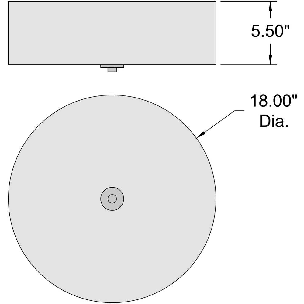 Access Lighting 64063LEDDLP-ABB/WH Mid Town LED Flush Mount - Image 2