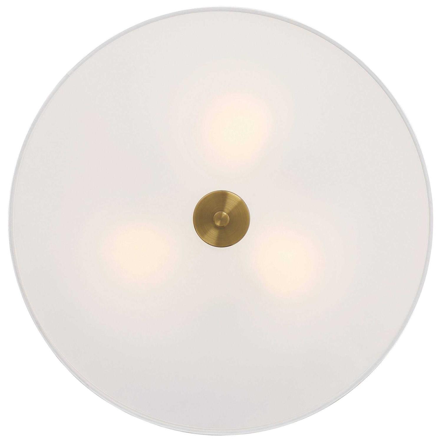 Access Lighting 64063LEDDLP-ABB/WH Mid Town LED Flush Mount - Image 4