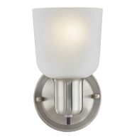 Portfolio 4.52-in W 1-Light Brushed Nickel Wall Sconce FB18-070C