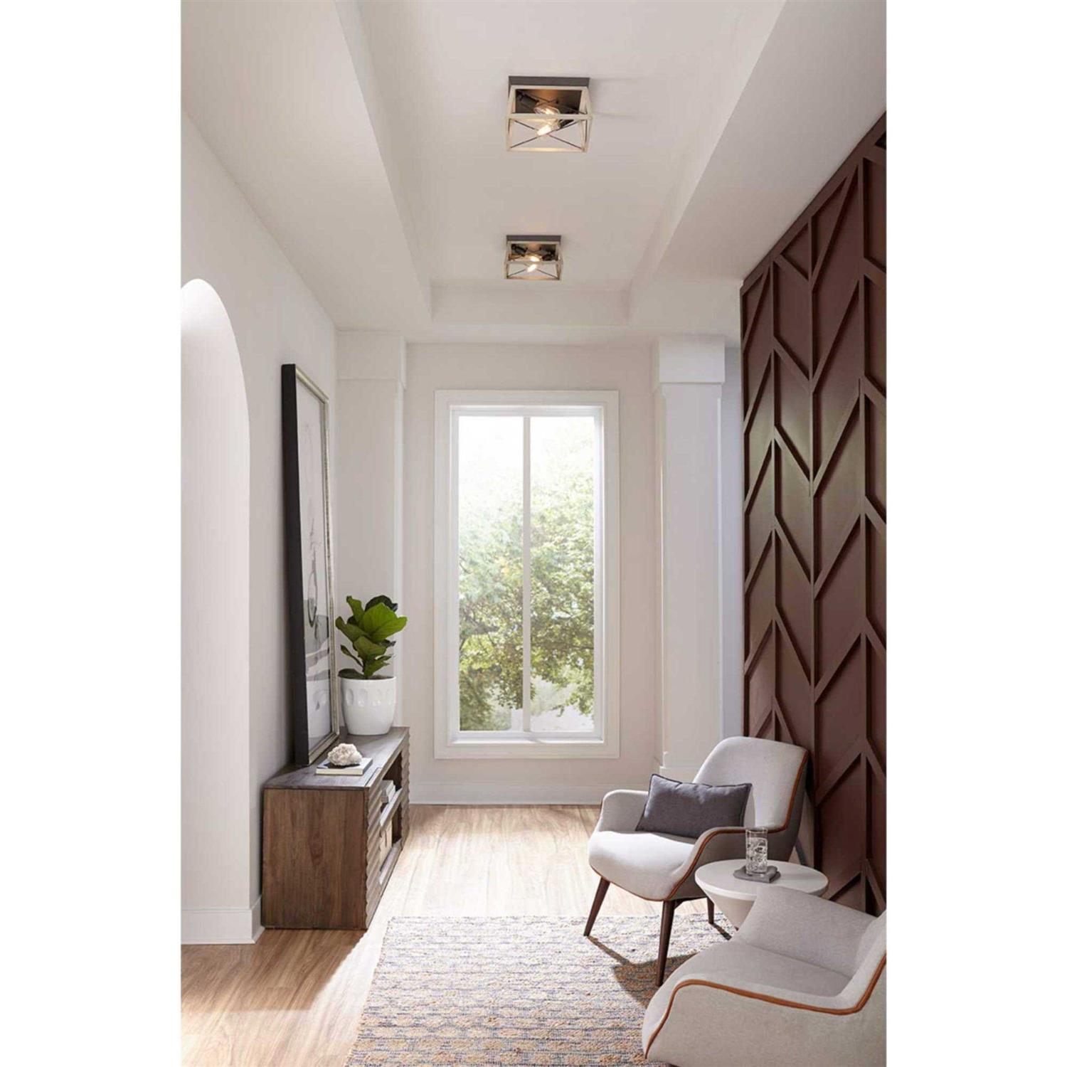 Progress Lighting Briarwood 2 Light Flush Mount P350039 - Image 3