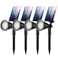 ALES 800 Lumen Solar spot Lights Outdoor,Solar spotlights Outdoor Waterproof,Solar Flood Landscape Pathway Lights for Tree