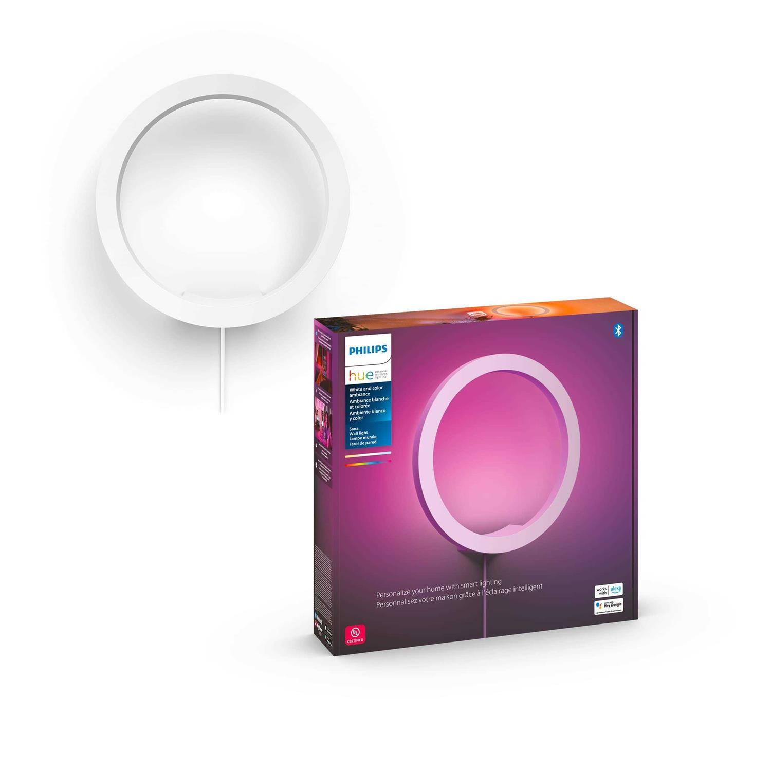 Philips Hue White and Color Ambiance Sana Wall Light