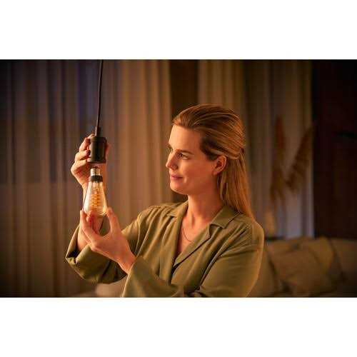 Philips Hue White Ambiance Filament ST19 Bluetooth LED Bulb - Image 5